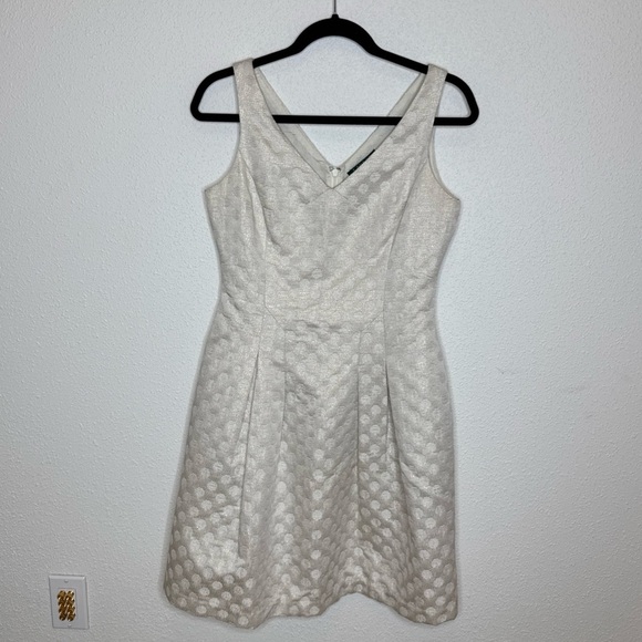 LAUREN Ralph Lauren Polkadot Fit Flare Mini Dress. - Picture 6 of 12